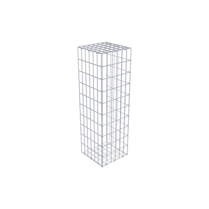 Monteret gabion type 2 100 cm x 30 cm x 30 cm, maskestørrelse 5 cm x 10 cm, C-ring