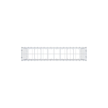 Gabion 100 cm x 60 cm x 20 cm (L x H x P), mailles 10 cm x 10 cm, anneau en C