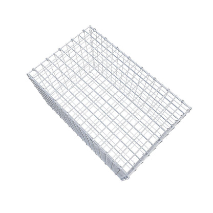 Gabion 80 cm x 50 cm x 50 cm (L x H x D), maskestørrelse 5 x 5 cm, spiralring