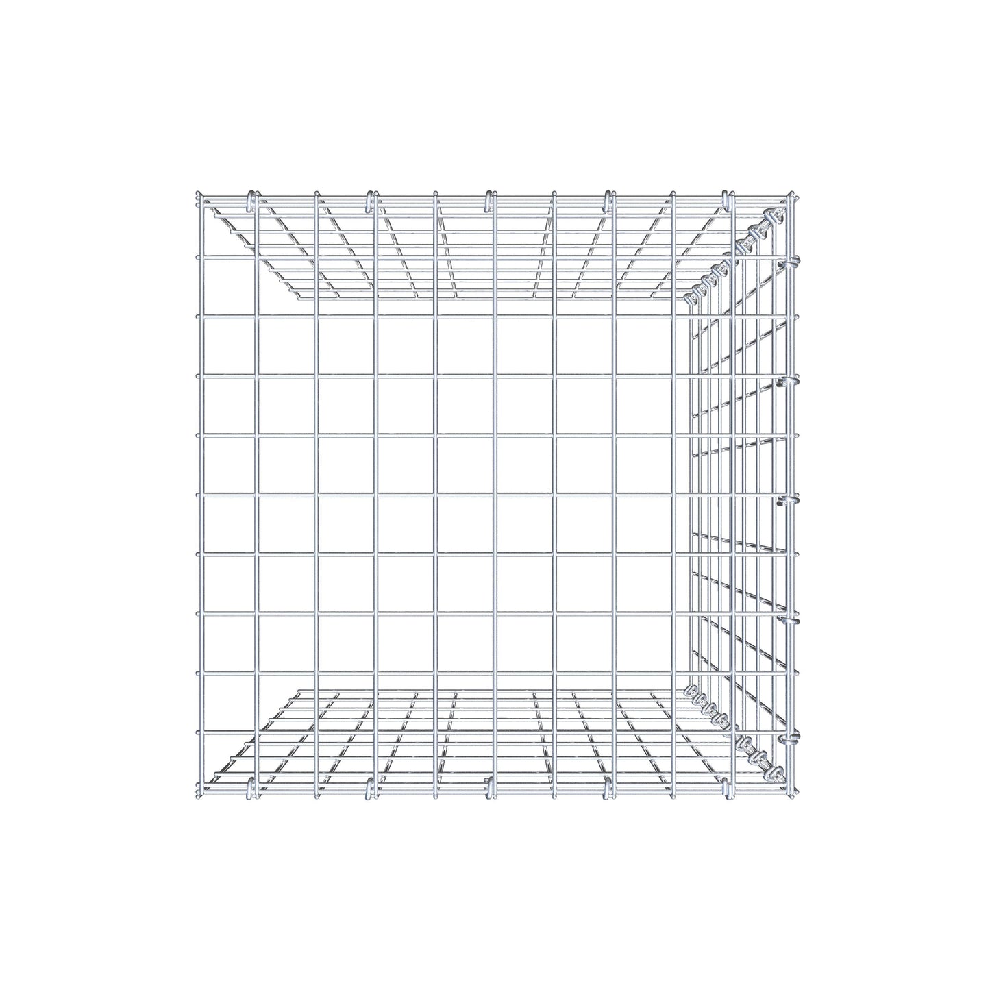 Fourche rapportée type 4 80 cm x 50 cm x 50 cm (L x H x P), mailles 5 cm x 10 cm, anneau C