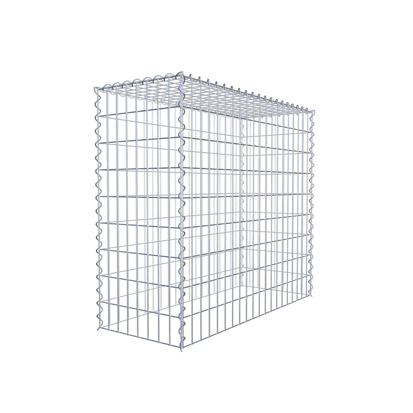 Gabion rapporté type 3 100 cm x 90 cm x 40 cm (L x H x P), mailles 5 cm x 10 cm, spirale