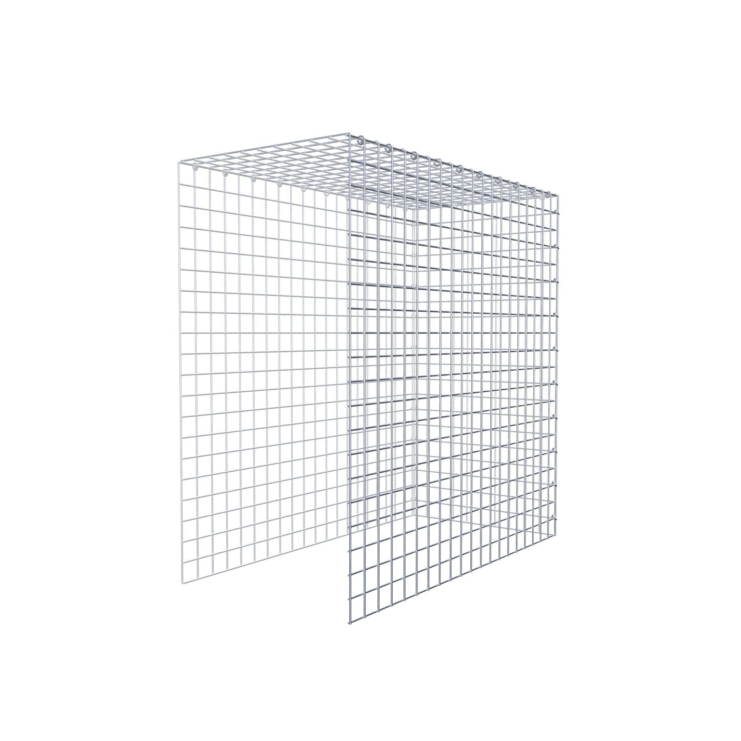 Fourche rapportée type 4 100 cm x 100 cm x 50 cm (L x H x P), mailles 5 cm x 5 cm, anneau C