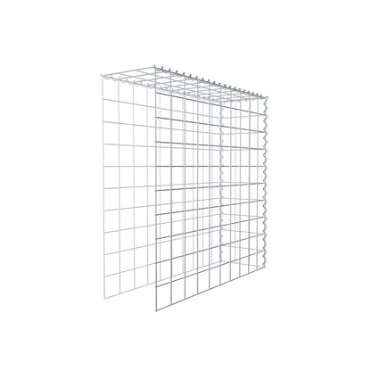 Gabion rapporté type 4 100 cm x 100 cm x 30 cm (L x H x P), mailles 10 cm x 10 cm, spirale