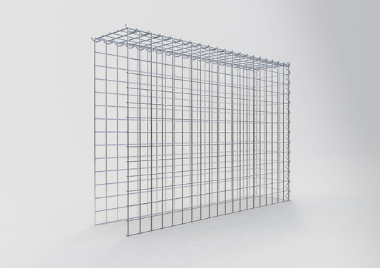 Gabion rapporté type 4 100 cm x 70 cm x 20 cm (L x H x P), mailles 5 cm x 5 cm, spirale