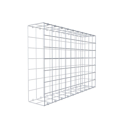 Monteret gabion type 2 100 cm x 70 cm x 20 cm (L x H x D), maskestørrelse 10 cm x 10 cm, C-ring