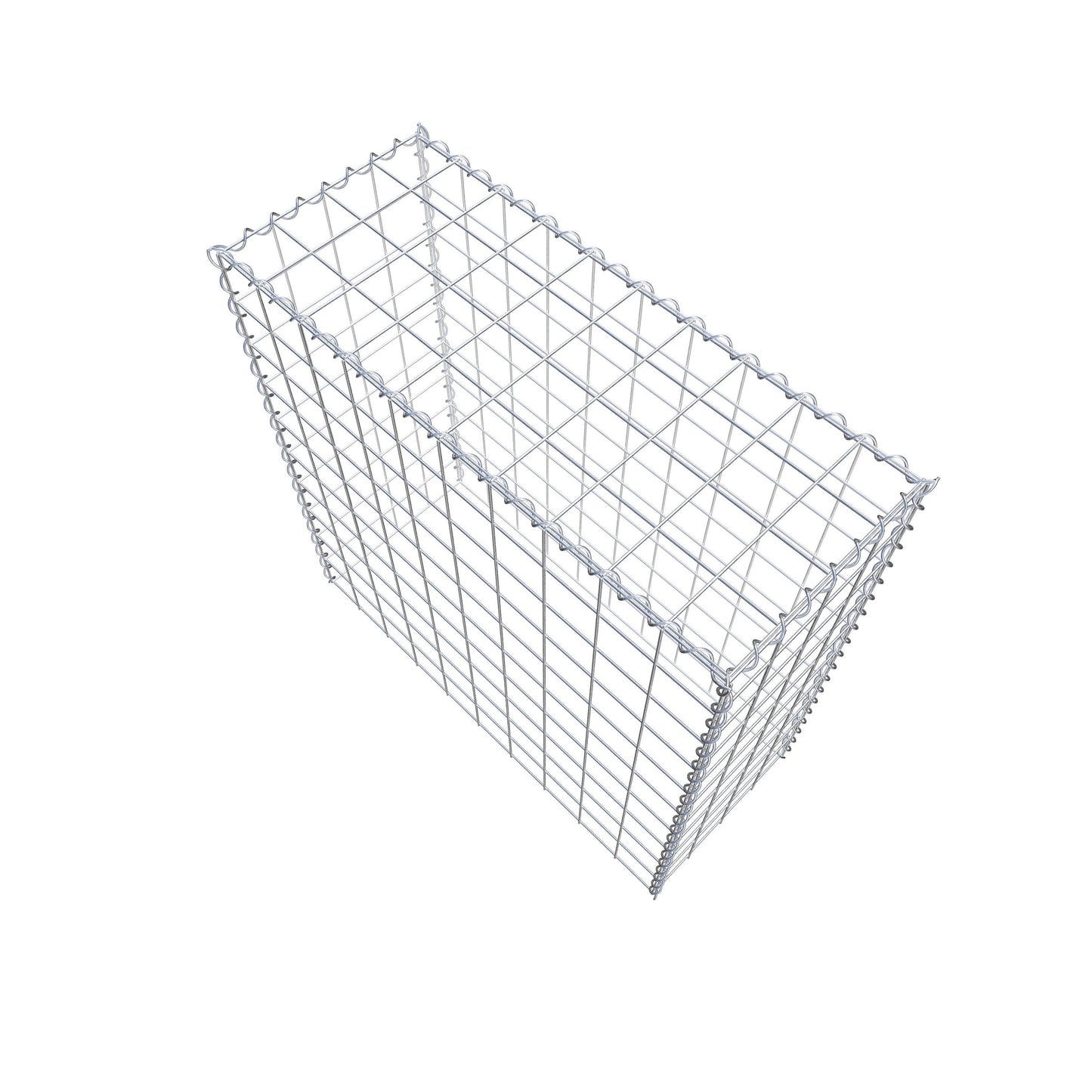 Add-on schanskorf type 3 100 cm x 100 cm x 40 cm (L x H x D), maaswijdte 10 cm x 10 cm, spiraal