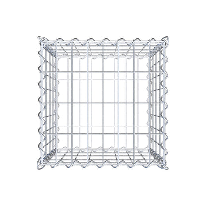 Gabion 40 cm x 40 cm x 40 cm (L x H x P), mailles 5 cm x 10 cm, spirale
