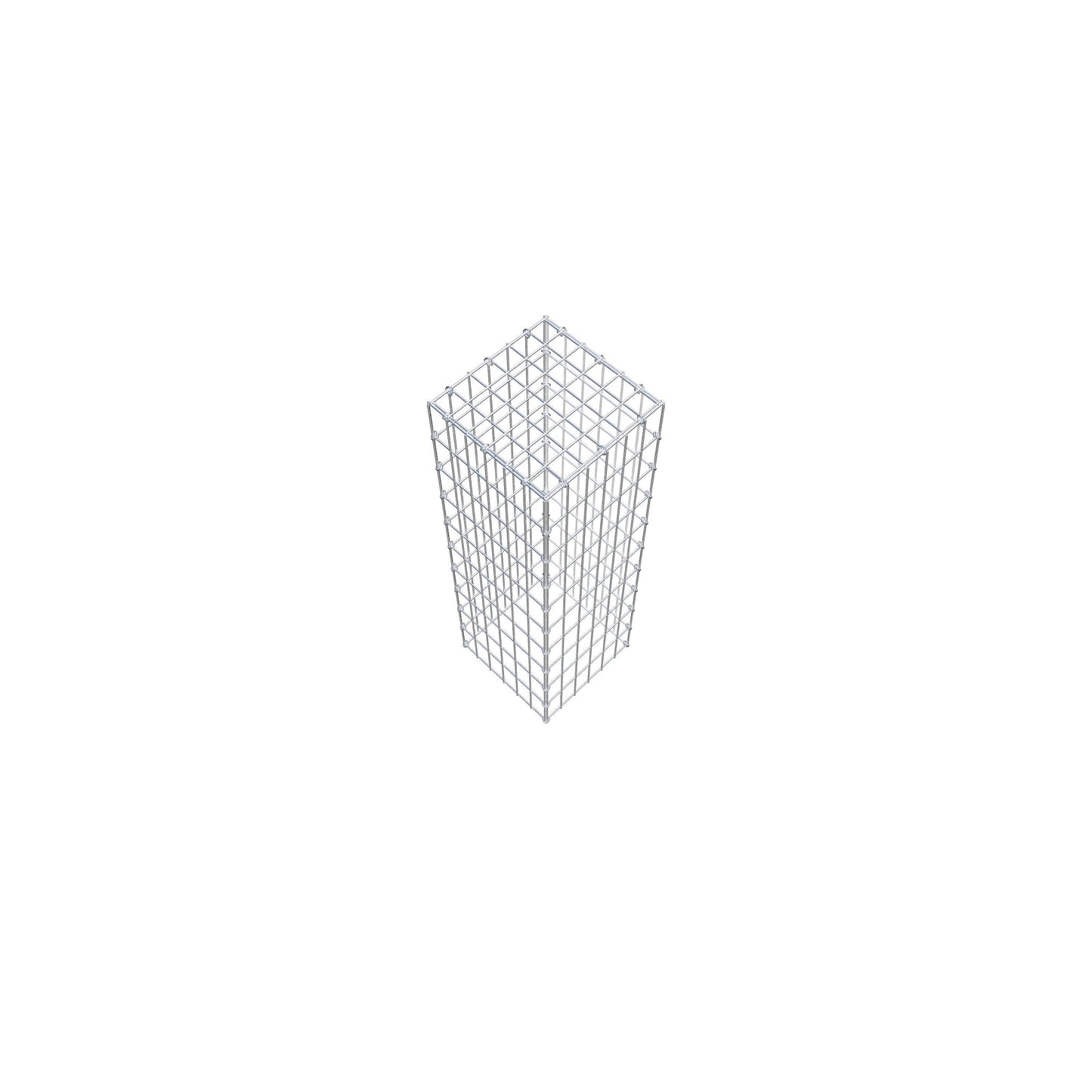 Fourche rapportée type 3 100 cm x 30 cm x 30 cm (L x H x P), mailles 5 cm x 10 cm, anneau C
