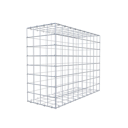 Gabione 100 cm x 80 cm x 40 cm (L x H x T), Maschenweite 10 cm x 10 cm, C-Ring