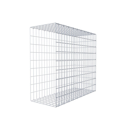 Mounted gabion type 2 100 cm x 90 cm x 40 cm, mesh size 5 cm x 10 cm, C-ring