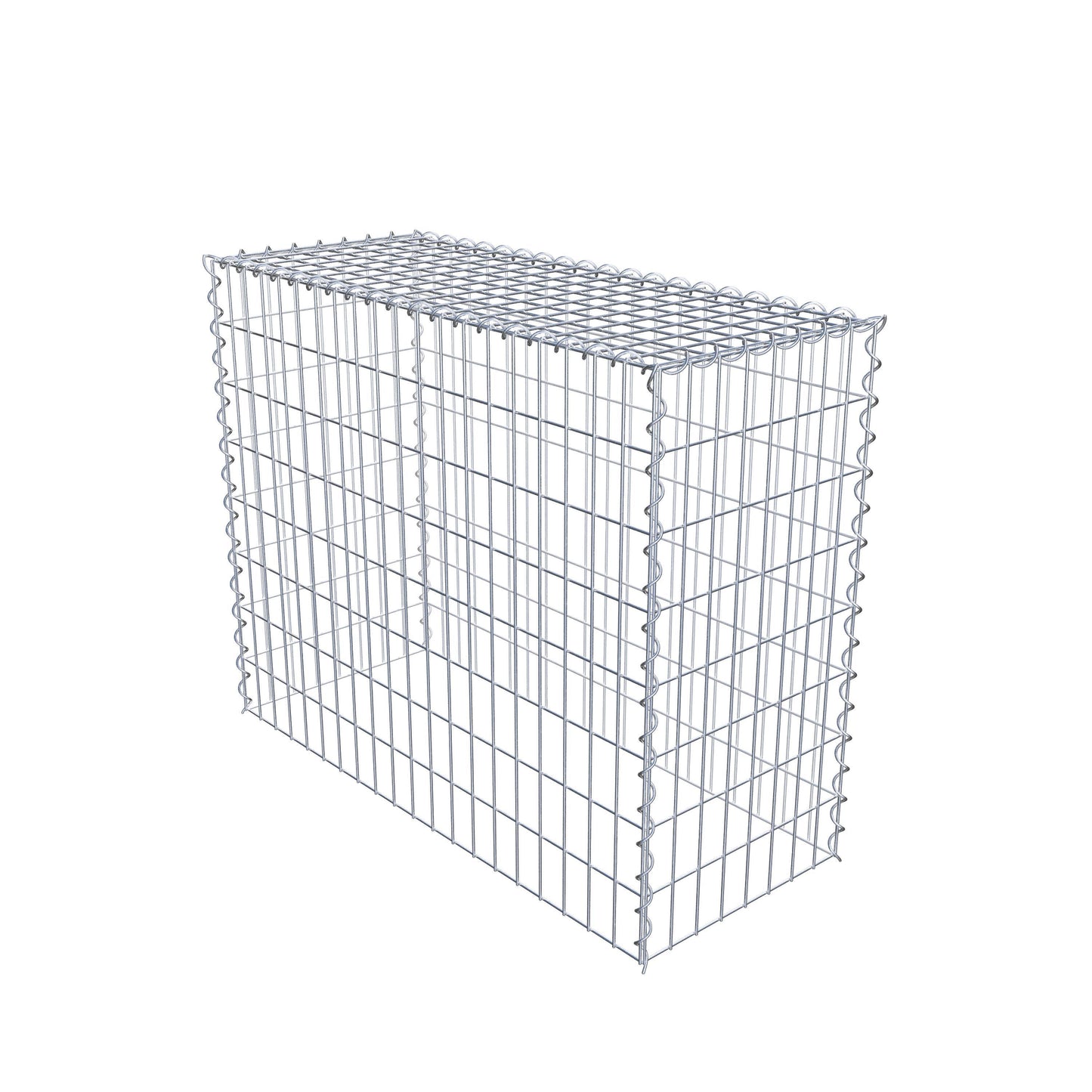 Gabion rapporté type 3 100 cm x 80 cm x 40 cm (L x H x P), mailles 5 cm x 10 cm, spirale