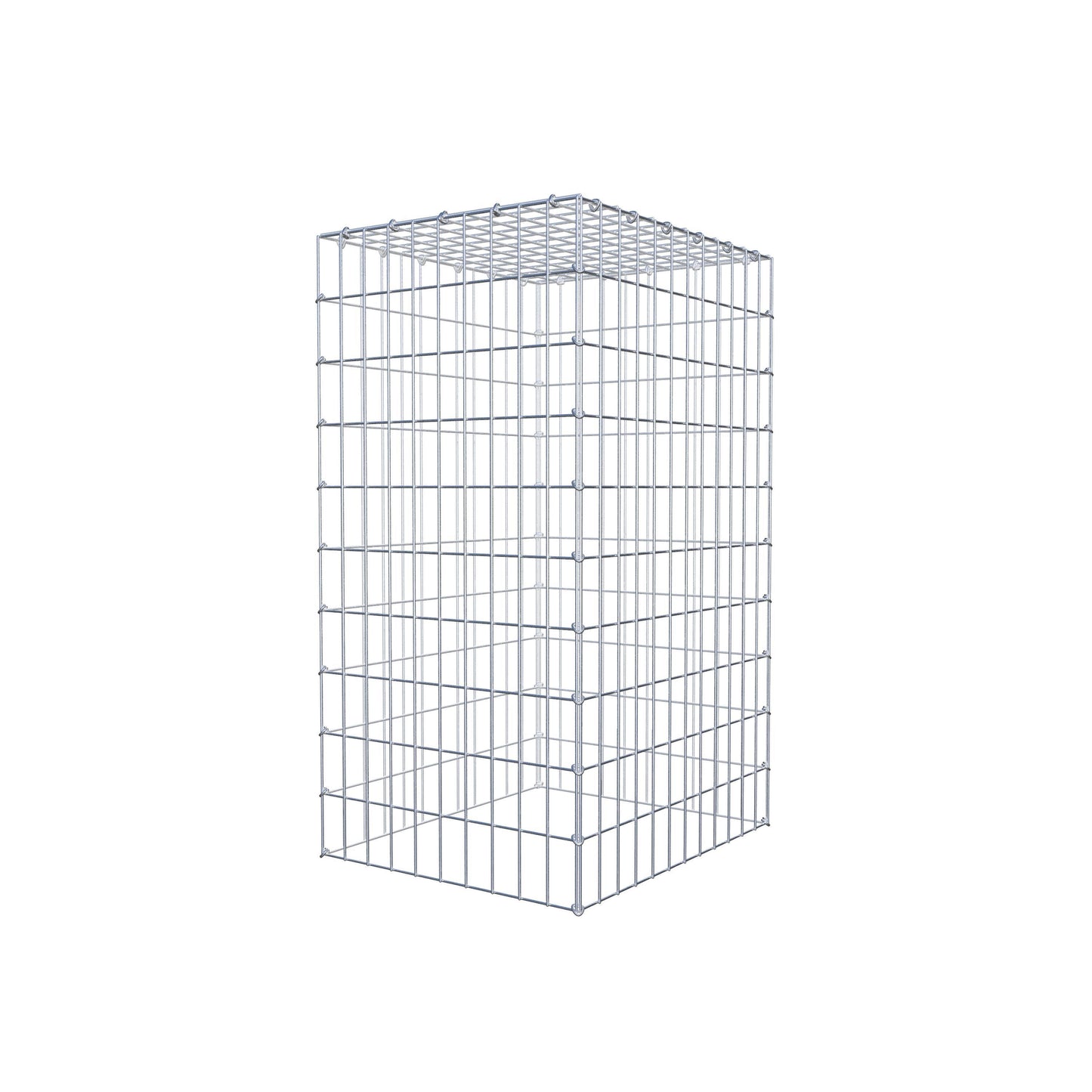 Fourche rapportée type 3 100 cm x 60 cm x 50 cm (L x H x P), mailles 5 cm x 10 cm, anneau C