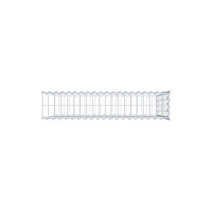 Gavión adulto tipo 2 100 cm x 70 cm x 20 cm (largo x alto x profundidad), tamaño de malla 5 cm x 10 cm, espiral