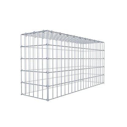 Typ 3 påbyggnadsgabion 100 cm x 50 cm x 30 cm (L x H x D), maskstorlek 5 cm x 10 cm, C-ring