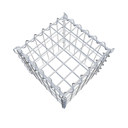 Gabion rapporté type 3 30 cm x 30 cm x 30 cm (L x H x P), mailles 5 cm x 10 cm, spirale
