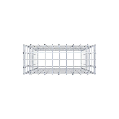 Fourche rapportée type 3 100 cm x 50 cm x 20 cm (L x H x P), mailles 5 cm x 10 cm, anneau C