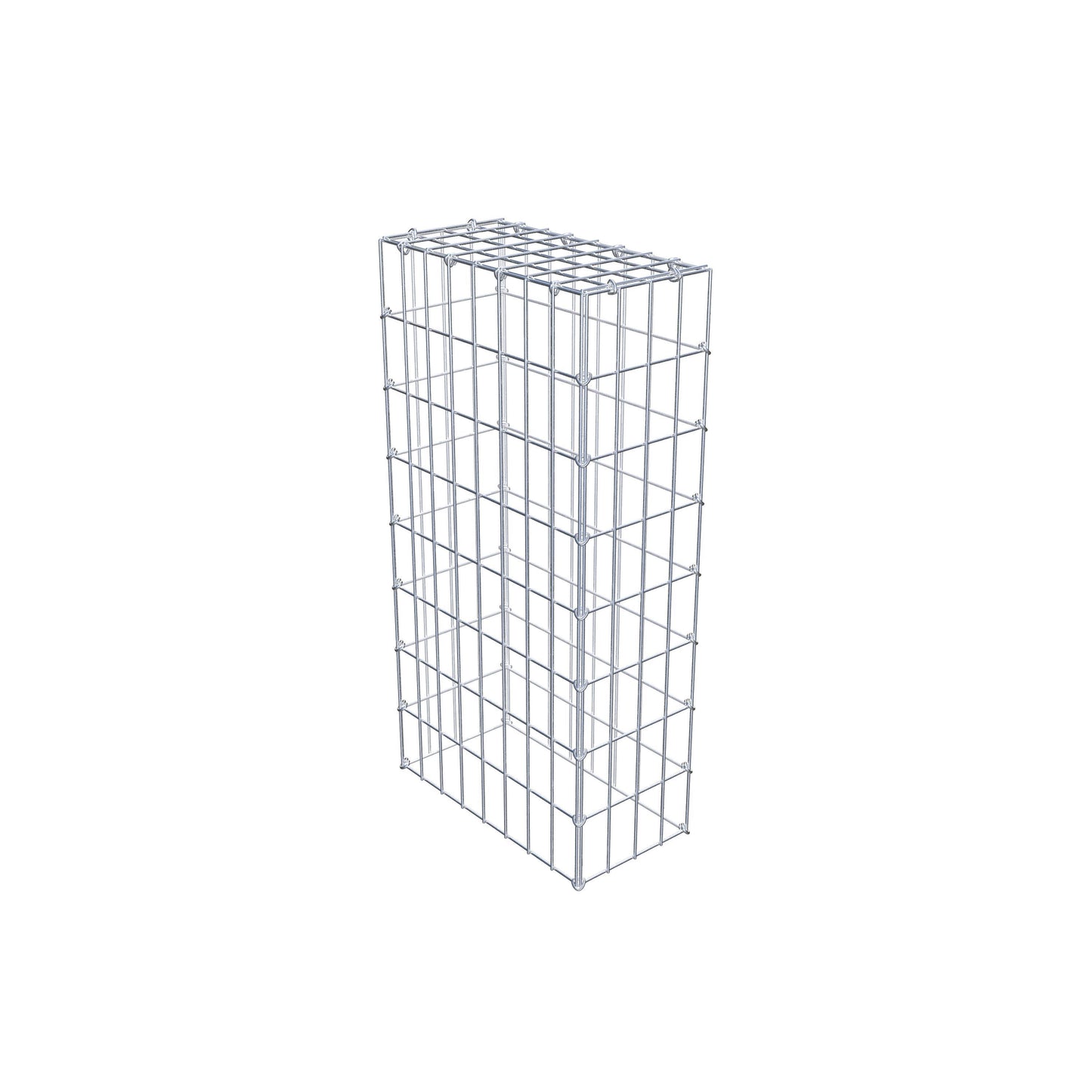 Fourche rapportée type 3 80 cm x 40 cm x 20 cm (L x H x P), mailles 5 cm x 10 cm, anneau C