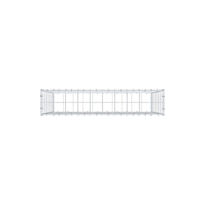 Gabião 100 cm x 80 cm x 20 cm (C x A x P), malhagem 10 cm x 10 cm, anel C