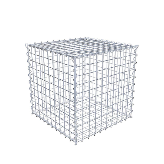 Gabion 50 cm x 50 cm x 50 cm (L x H x D), maskestørrelse 5 cm x 5 cm, spiral