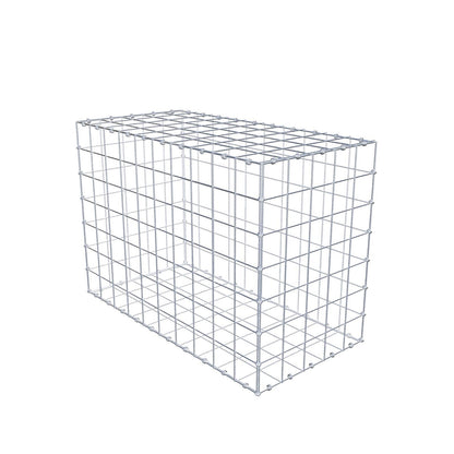 Gabion 100 cm x 70 cm x 50 cm (L x H x P), mailles 10 x 10 cm, anneau en spirale