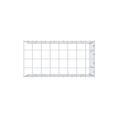 Fourche rapportée type 4 80 cm x 40 cm x 40 cm (L x H x P), mailles 10 cm x 10 cm, anneau C