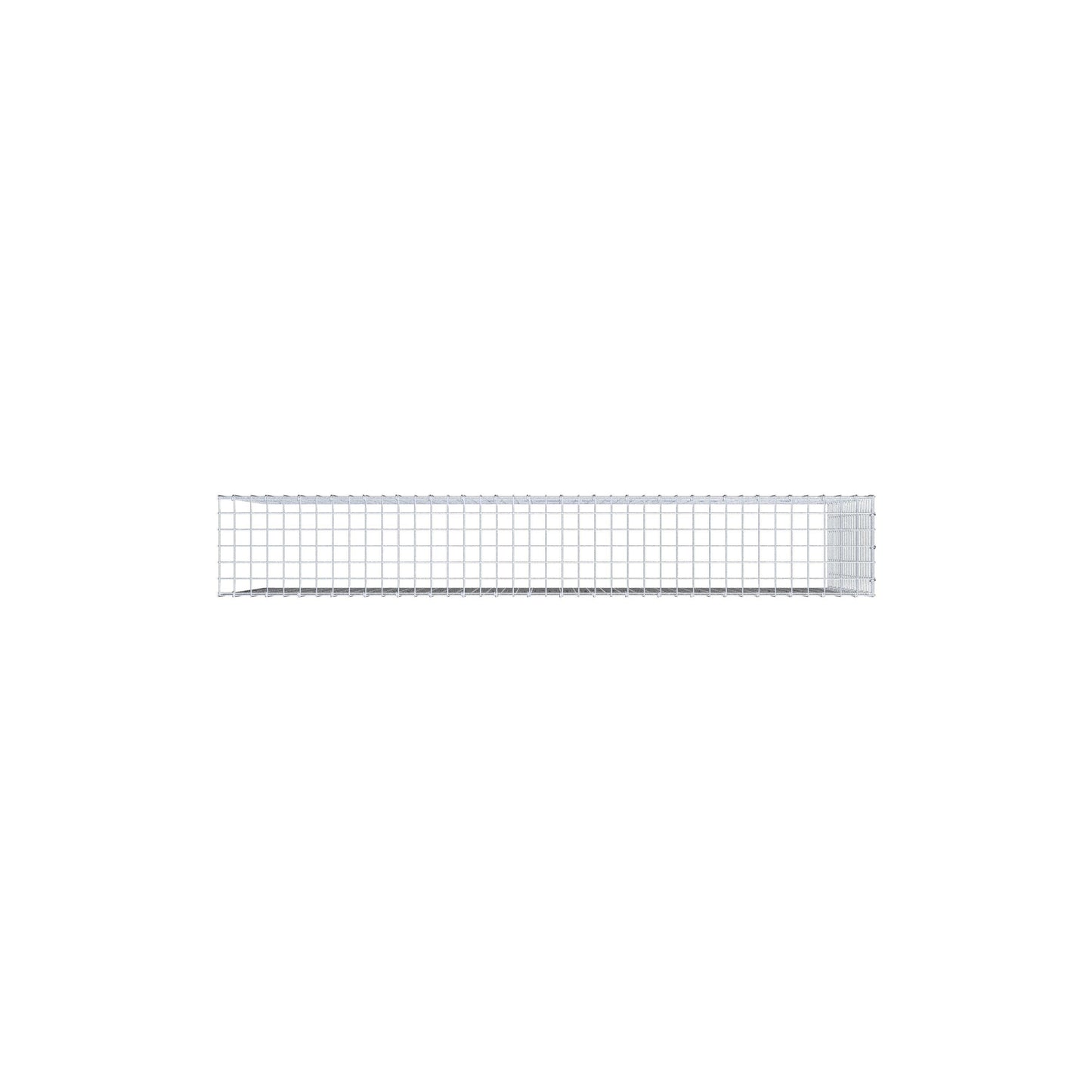 Fourche rapportée type 4 200 cm x 100 cm x 30 cm (L x H x P), mailles 5 cm x 5 cm, anneau C