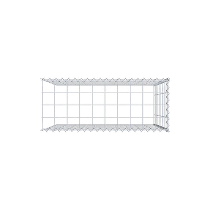 Gabion rapporté type 4 100 cm x 90 cm x 40 cm (L x H x P), mailles 10 cm x 10 cm, spirale