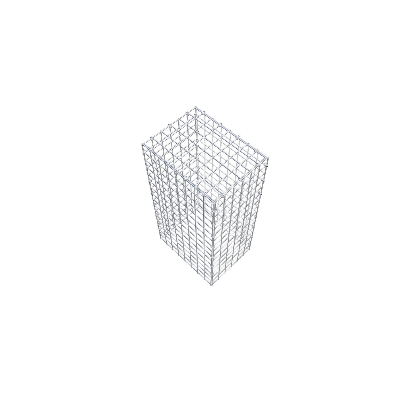 Fourche rapportée type 3 80 cm x 40 cm x 30 cm (L x H x P), mailles 5 cm x 5 cm, anneau C