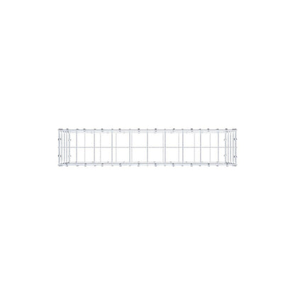 Gabion 100 cm x 40 cm x 20 cm (L x H x P), mailles 10 x 10 cm, anneau en spirale