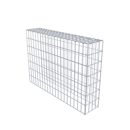 Gabbione aggiuntivo di tipo 4 100 cm x 70 cm x 20 cm (L x H x P), maglia 5 cm x 10 cm, anello a C
