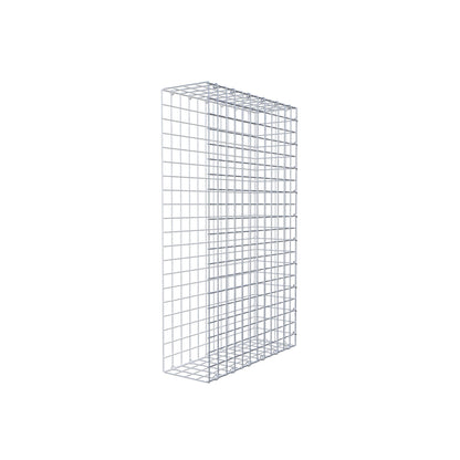 Gabbione aggiuntivo tipo 2 100 cm x 60 cm x 20 cm (L x A x P), maglia 5 cm x 5 cm, anello a C