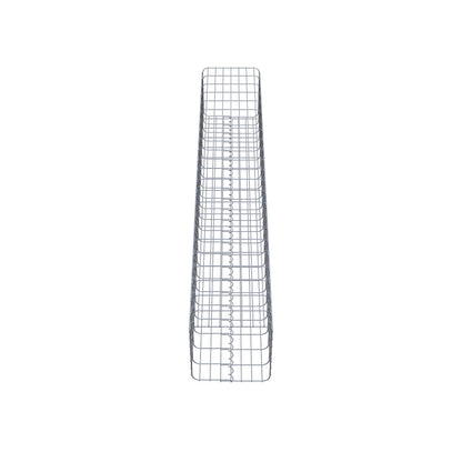Schanskorf kolom hoekig 37 cm x 37 cm, 230 cm hoog, MW 5 cm x 10 cm