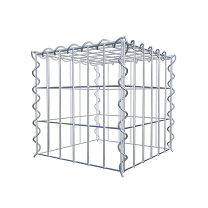 Gabion rapporté type 3 30 cm x 30 cm x 30 cm (L x H x P), mailles 5 cm x 10 cm, spirale