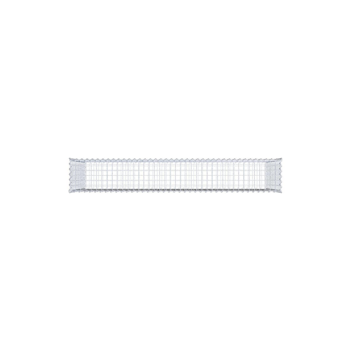 Gabion 200 cm x 100 cm x 30 cm (L x H x P), mailles 5 cm x 5 cm, spirale
