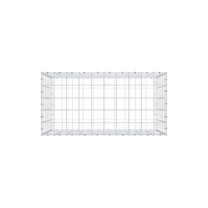 Gabião 100 cm x 60 cm x 50 cm (C x A x P), malhagem 10 x 10 cm, anel espiral