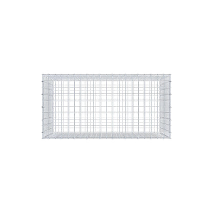 Gabião 100 cm x 60 cm x 50 cm (C x A x P), malhagem 5 cm x 5 cm, anel C