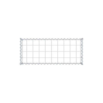 Gabion rapporté type 3 100 cm x 20 cm x 40 cm (L x H x P), mailles 10 cm x 10 cm, spirale