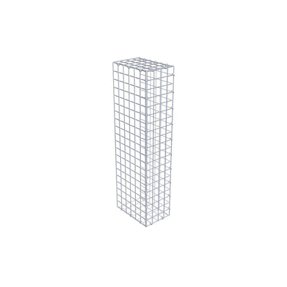 Gabbione aggiuntivo tipo 2 100 cm x 30 cm x 20 cm (L x A x P), maglia 5 cm x 5 cm, anello a C