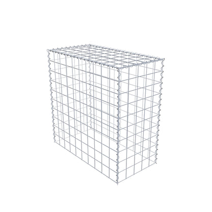 Gabion rapporté type 3 100 cm x 100 cm x 50 cm (L x H x P), mailles 10 cm x 10 cm, spirale