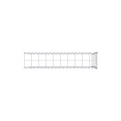 Gabion rapporté type 4 100 cm x 50 cm x 20 cm (L x H x P), mailles 10 cm x 10 cm, spirale