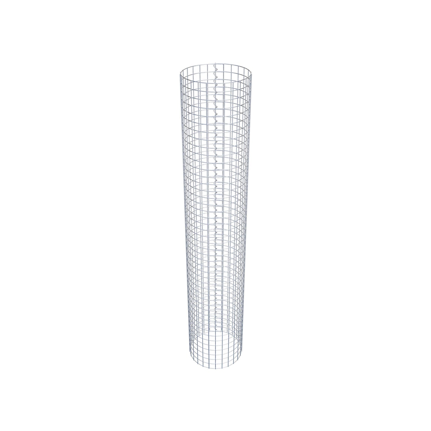Gabionpelare rund 42 cm diameter, 230 cm höjd, maskstorlek 5 cm x 5 cm