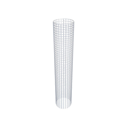 Gabionpelare rund 42 cm diameter, 230 cm höjd, maskstorlek 5 cm x 5 cm