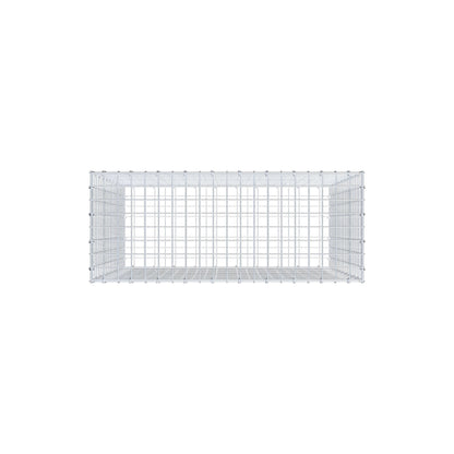 Gabion 100 cm x 100 cm x 40 cm (L x H x D), maskestørrelse 5 cm x 5 cm, C-ring