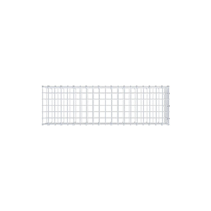 Monteret gabion type 2 100 cm x 20 cm x 30 cm (L x H x D), maskestørrelse 5 cm x 5 cm, C-ring