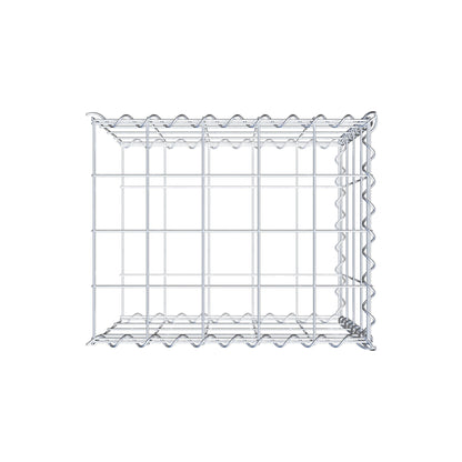 Grown-on gabion type 2 50 cm x 40 cm x 40 cm (L x H x D), mesh size 10 cm x 10 cm, spiral