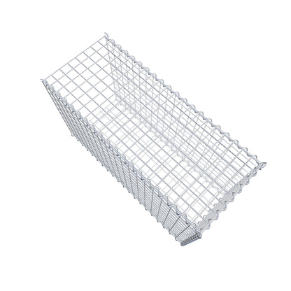 Extra gabion typ 2 100 cm x 60 cm x 40 cm (L x H x D), maskstorlek 5 cm x 5 cm, spiral