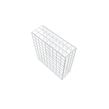 Gabbione fissabile tipo 2 100 cm x 90 cm x 30 cm (L x H x P), maglia 10 cm x 10 cm, anello a C