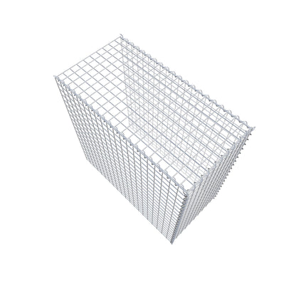 Gabion rapporté type 4 100 cm x 100 cm x 50 cm (L x H x P), mailles 5 cm x 5 cm, spirale
