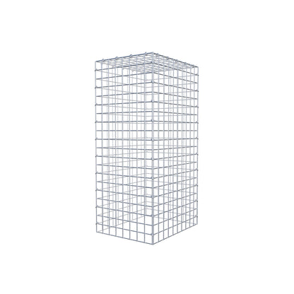 Monteret gabion type 3 100 cm x 50 cm x 40 cm (L x H x D), maskestørrelse 5 cm x 5 cm, C-ring