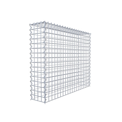 Add-on schanskorf type 3 100 cm x 80 cm x 20 cm (L x H x D), maaswijdte 5 cm x 5 cm, spiraalvormig